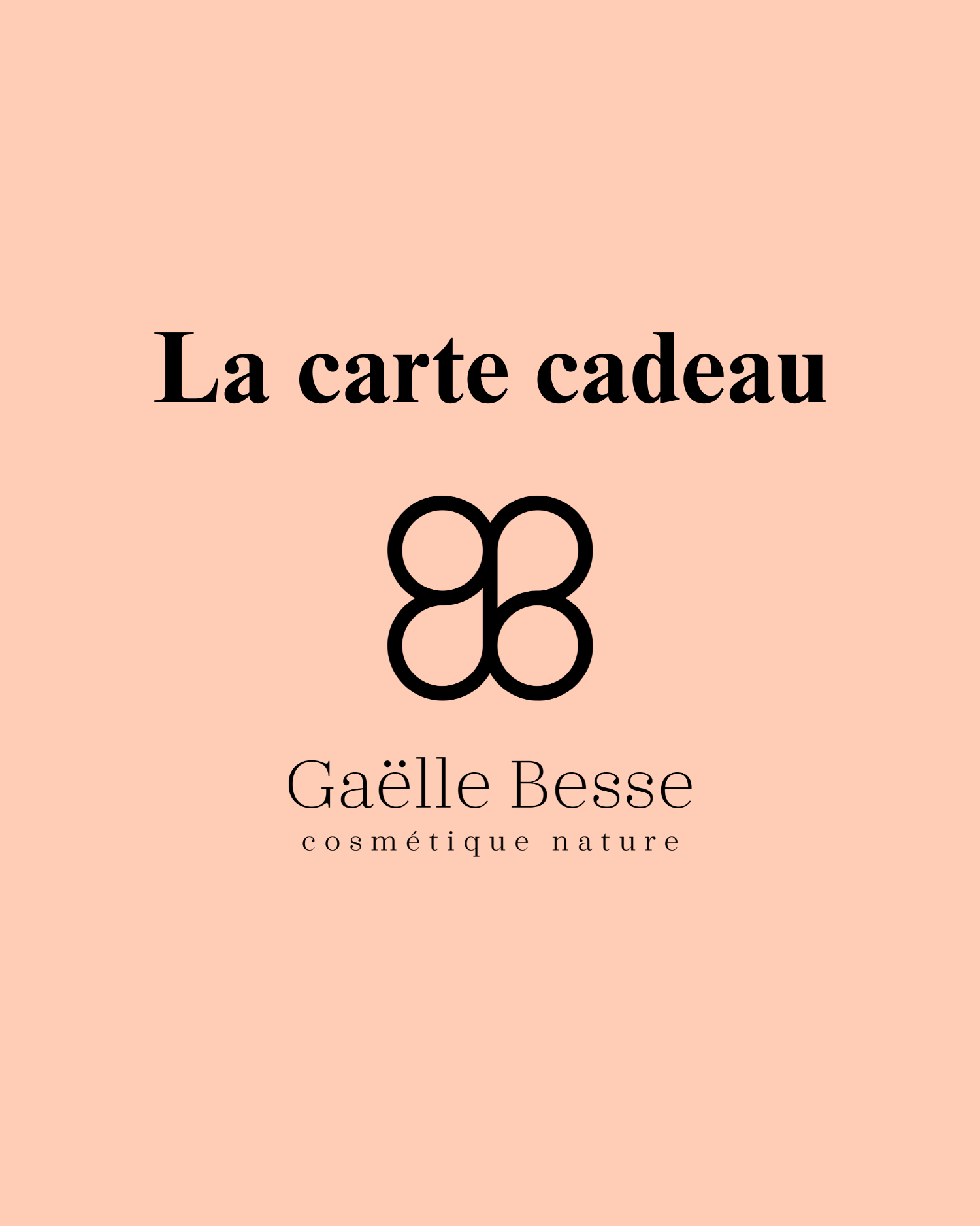 Carte cadeau Gaëlle Besse